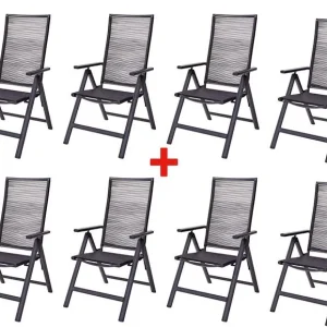 Lot de 8 chaises hautes MIAMI