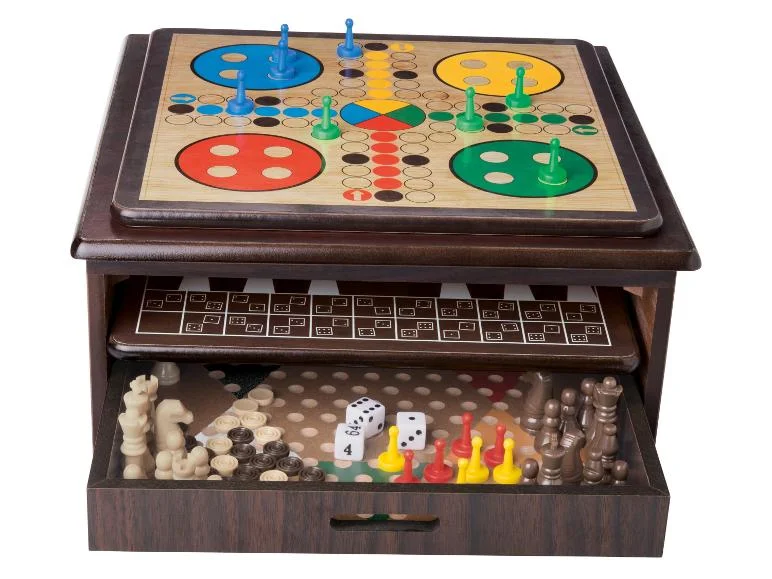 Boîte de jeux en bois 10 en 1 - Image 6
