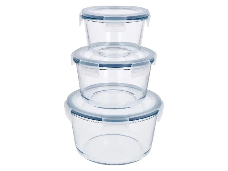 Set de boîtes de conservation en verre, 3 pièces - Image 6