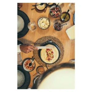 Appareil à fondue et crêpes