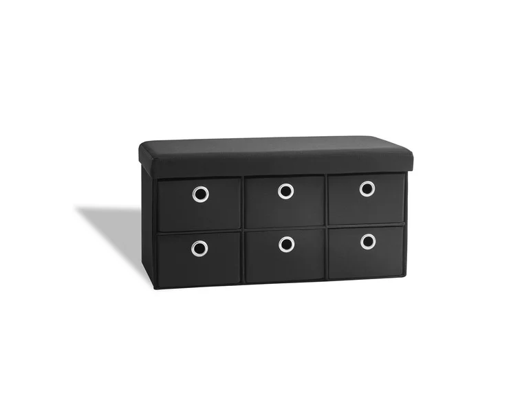 Banc-coffre de rangement, avec 6 tiroirs — SKU PDT91W1ZX6JFTKNW9 - Image 8