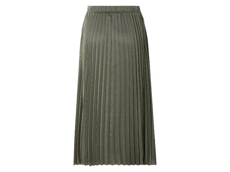 Jupe midi en satin femme - Image 3