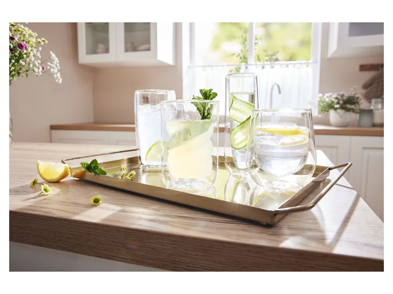 Lot de 2 verres à double paroi