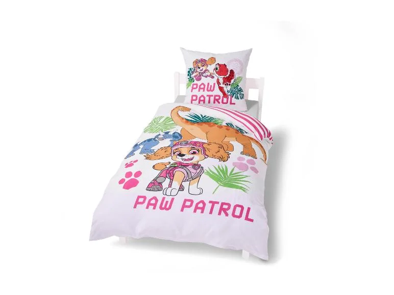 Parure de lit double face en satin enfant Pat' Patrouille, 140 x 200 cm - Image 6