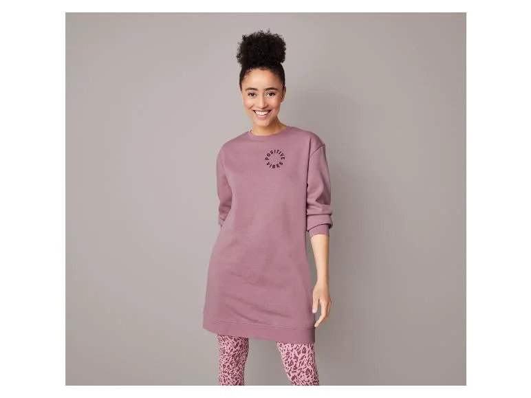 Robe sweat-shirt femme en coton - Image 5