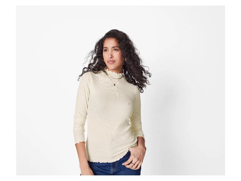 T-shirt côtelé à manches longues femme — SKU LGOC3V6170LQZXJMY - Image 12