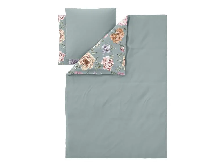 Parure de lit double face en satin microfibre, 240 x 220 cm - Image 5