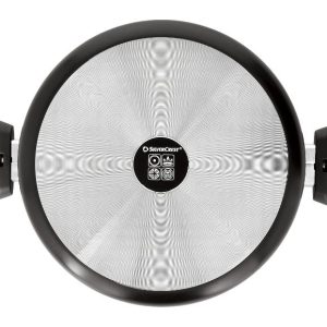 Set de faitouts en aluminium avec couvercles, 3 pièces