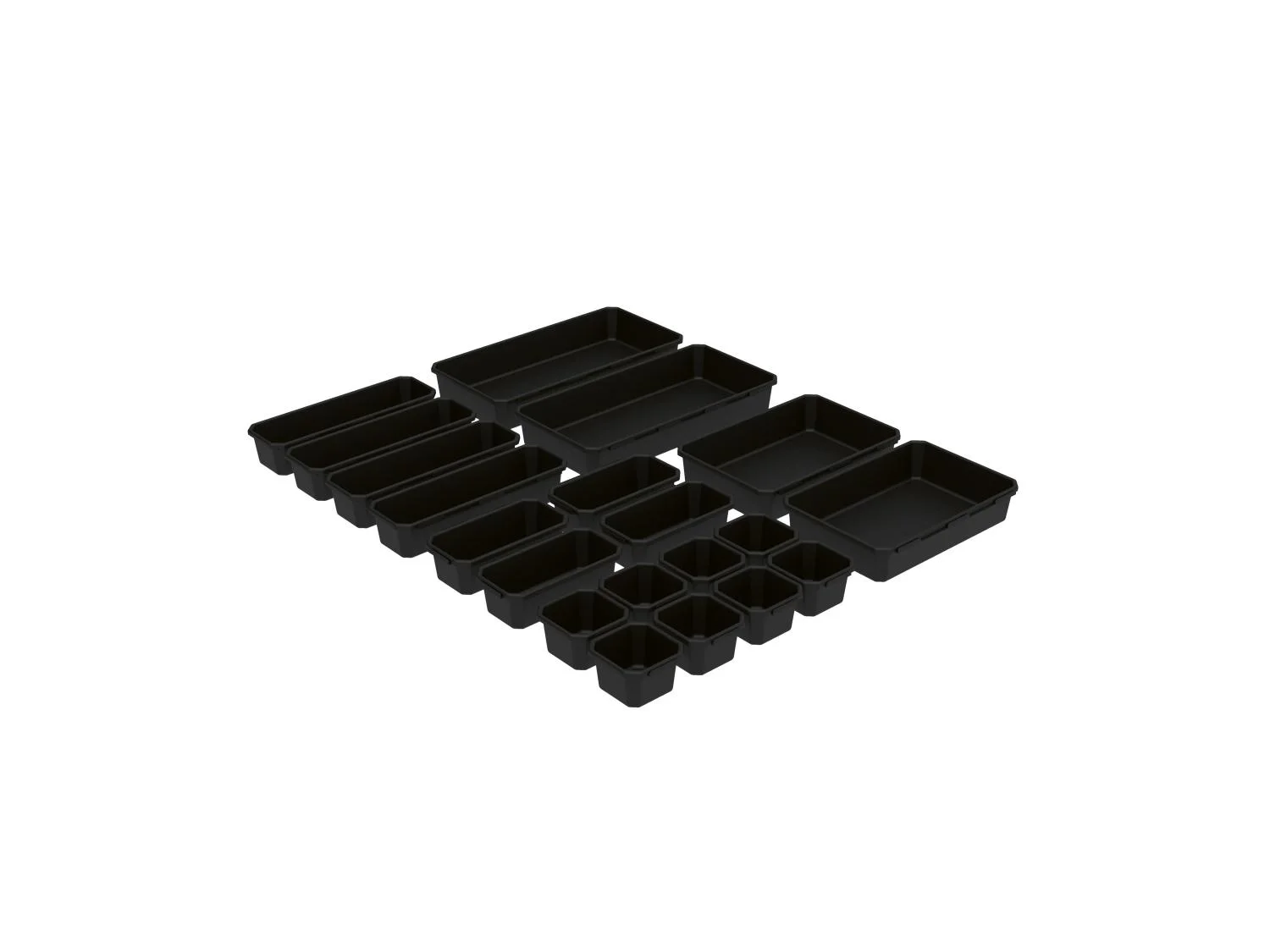 Set de 20 bacs de rangement - Image 22