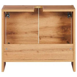 Meuble sous vasque Verona, 64,1 x 54,8 x 27,7 cm, imitation chêne