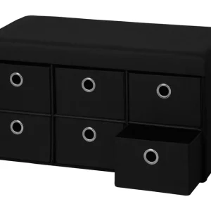 Banc-coffre de rangement, avec 6 tiroirs — SKU PDT91W1ZX6JFTKNW9