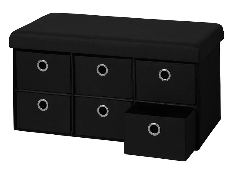 Banc-coffre de rangement, avec 6 tiroirs — SKU PDT91W1ZX6JFTKNW9