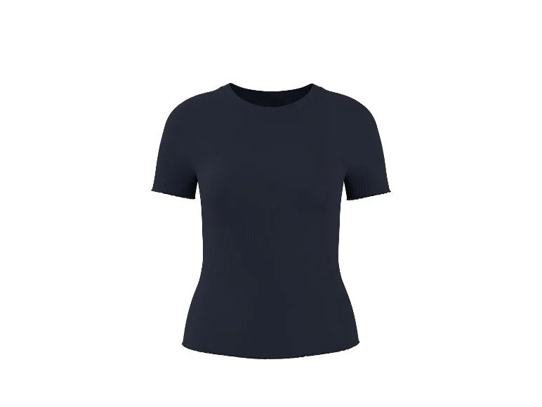 T-shirt côtelé femme — SKU LFTCLWA6QN63S11DLW - Image 7