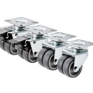Roulettes doubles, Roulettes pivotantes ou Mini-roulettes pivotantes