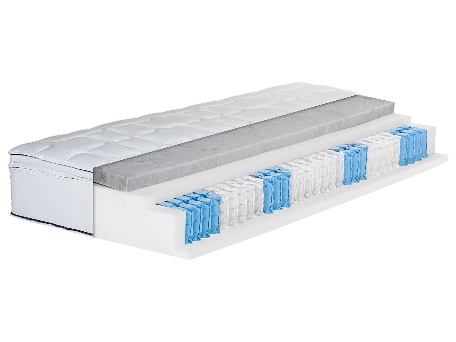 Matelas boxspring à ressort ensachés Royal Flex KS, 7 zones, avec surmatelas amovible - Image 8