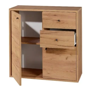 Commode Verona, 80 x 80 x 35 cm, imitation chêne