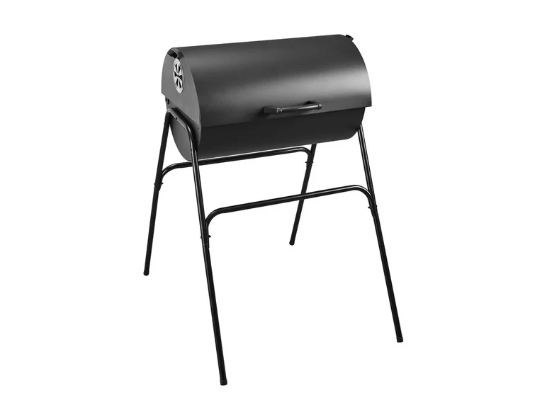Barbecue baril à charbon de bois, 51 x 34 cm - Image 4