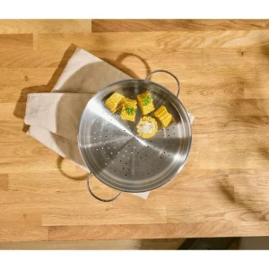 Panier vapeur Premium en acier inoxydable, Ø 24 cm