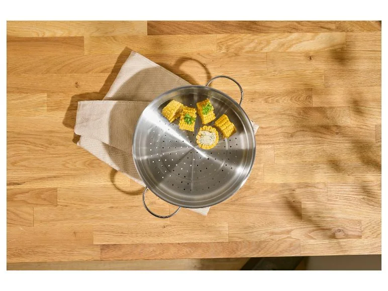 Panier vapeur Premium en acier inoxydable, Ø 24 cm