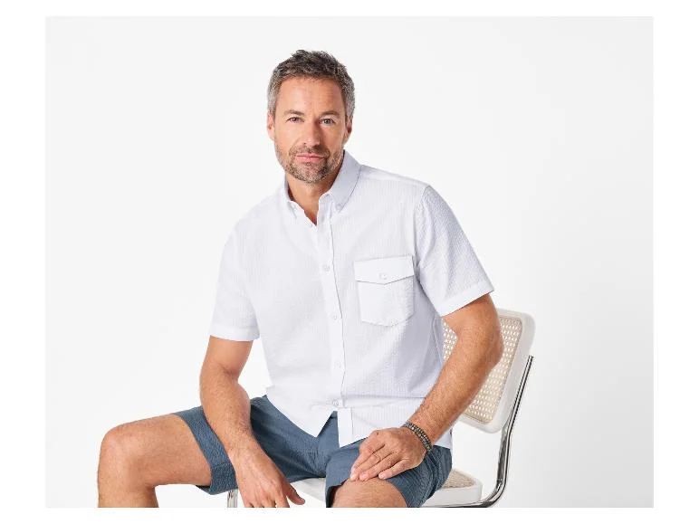 Chemise en seersucker homme - Image 2