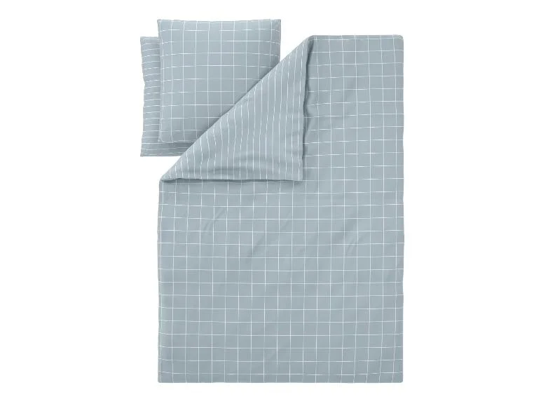 Parure de lit double face en satin microfibre, 240 x 220 cm - Image 9