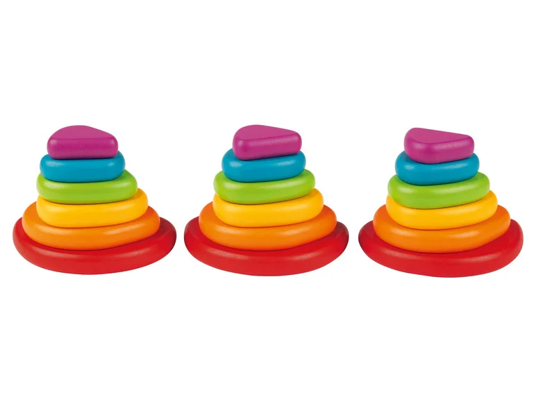Jouet en bois arc-en-ciel - Image 14