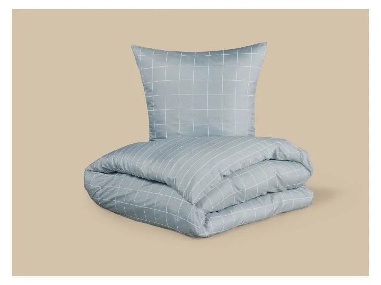 Parure de lit double face en satin microfibre, 140 x 200 cm - Image 6