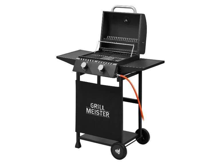 Barbecue à gaz 2 brûleurs, 36 x 37,5 cm, 6 kW - Image 5