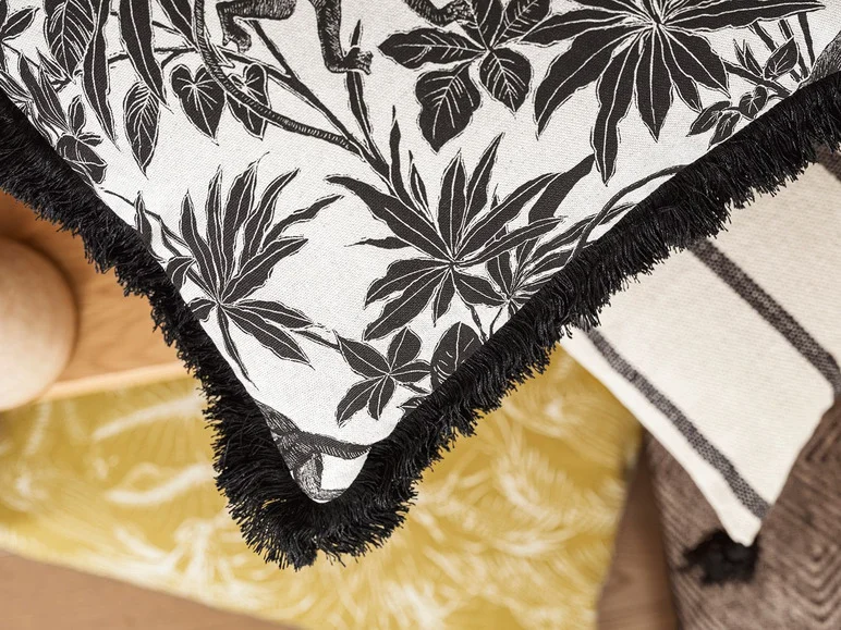 Housse de coussin MONKEY avec franges - Image 4