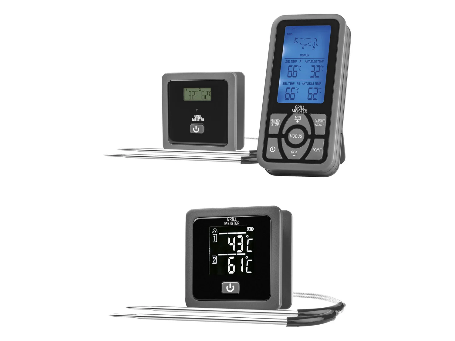 Thermomètre barbecue sans fil GFGT 433 B2 ou Thermomètre barbecue Bluetooth® CFGT 433 B2 - Image 3