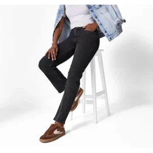 Jean straight fit femme