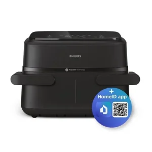 Friteuse à air chaud compacte double bac Série 1000 NA150/00, 7,1 L