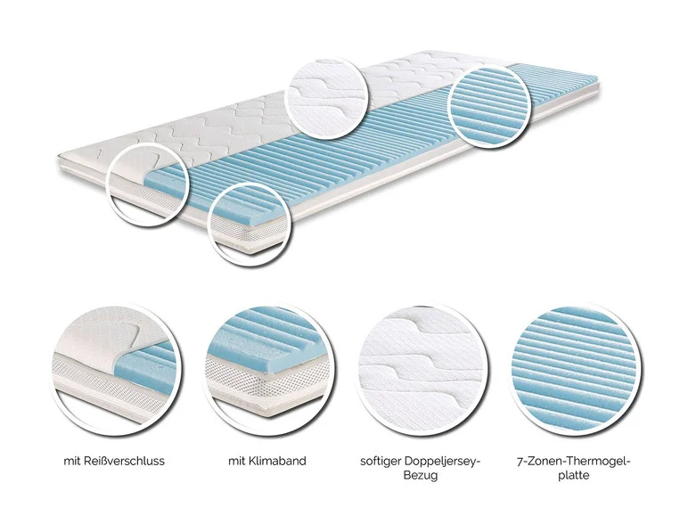 Surmatelas à mousse thermorégulatrice XXL Soft Plus - Image 3