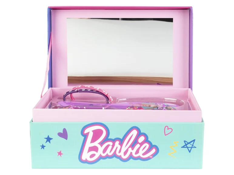Boîte à bijoux Barbie avec accessoires