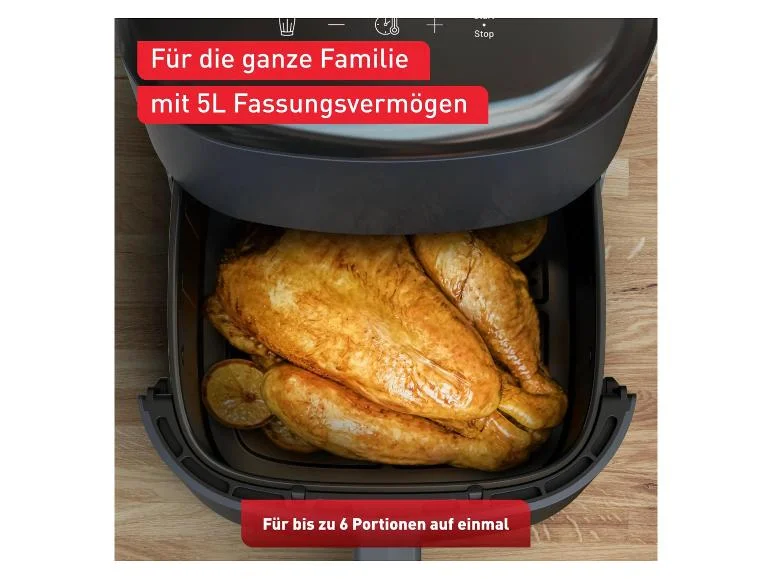 Moulinex Friteuse à air chaud Easy Fry Max EY245B, 1500 W - Image 3