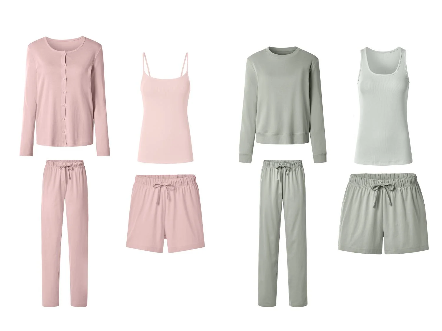 Ensembles pyjamas femme, 4 pièces - Image 16