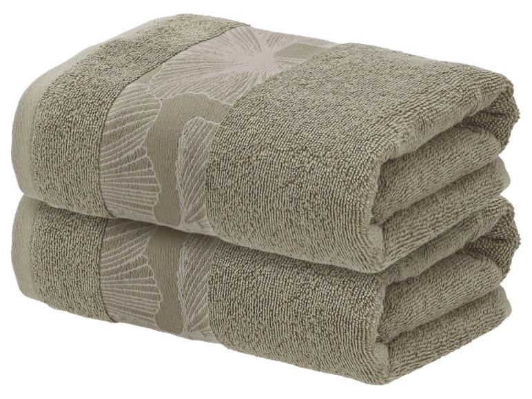Lot de 2 serviettes de toilette en éponge, 50 x 100 cm — SKU XQ8GKUEXFCB52G2J7 - Image 6