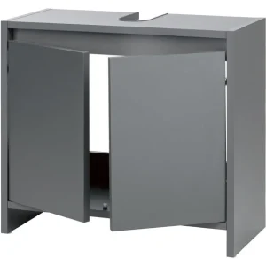 Meuble sous-vasque Oslo, 60 x 55 x 28 cm, anthracite — SKU N7AWZZVYVOTMFMYED