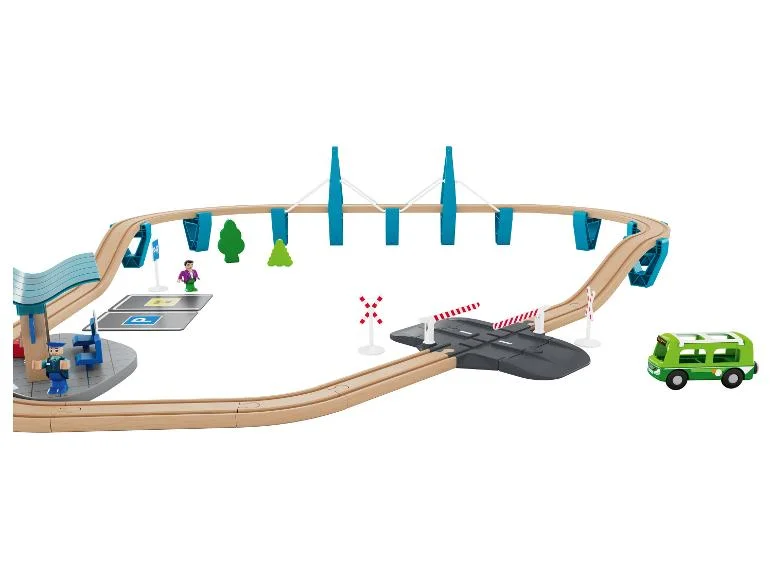 Set de chemin de train en bois - Image 14