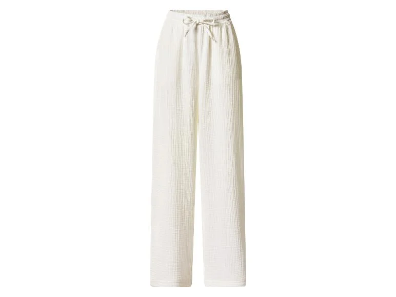 Pantalon en mousseline femme