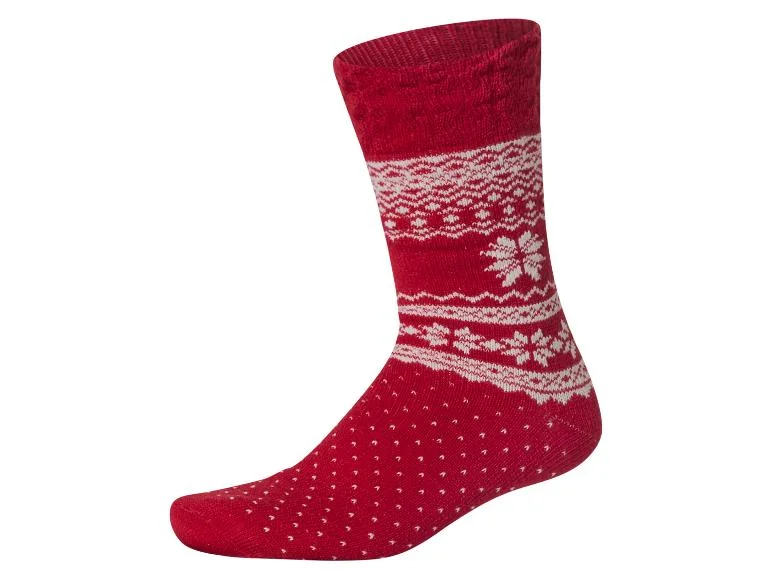 Lot de 2 paires de chaussettes thermiques femme