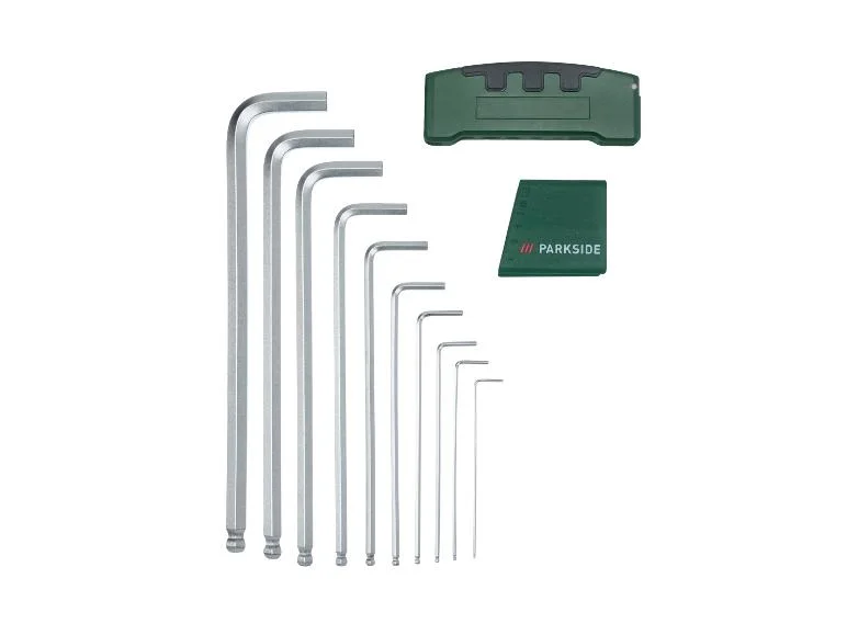 Set de clés mâles coudées à six pans ou à étoile coudées - Image 4