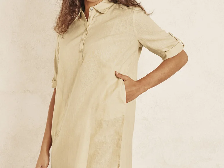 Robe en lin femme — SKU W7NNHL057YM8NLUPU2 - Image 8