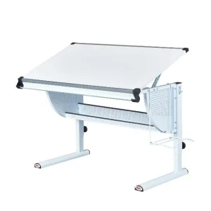 Bureau Matts 3 en 1, 118 x 63-93 x 73 cm, blanc