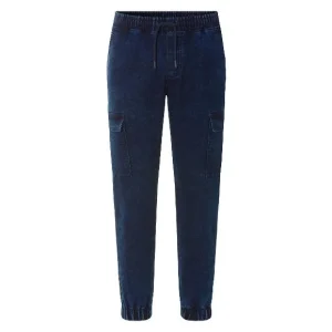 Joggers en jean homme, coupe décontractée, taille normale