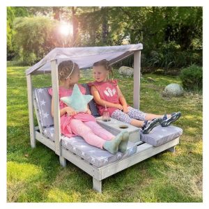Chaise longue double d'extérieur pour enfant