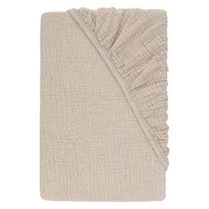 Drap-housse en mousseline, 180-200 x 200 cm.