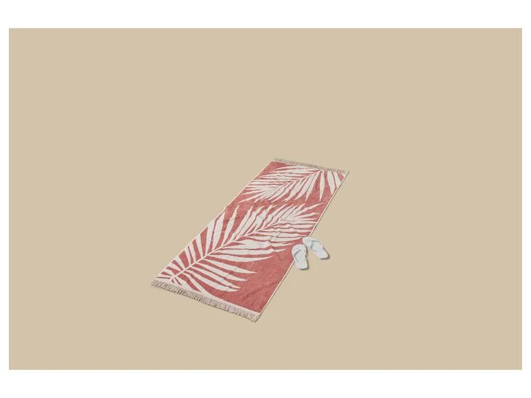 Serviette de plage en éponge, 80 x 180 cm