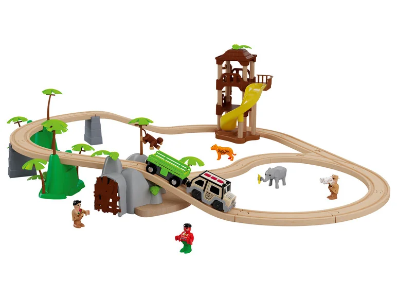 Set de chemin de train en bois - Image 8
