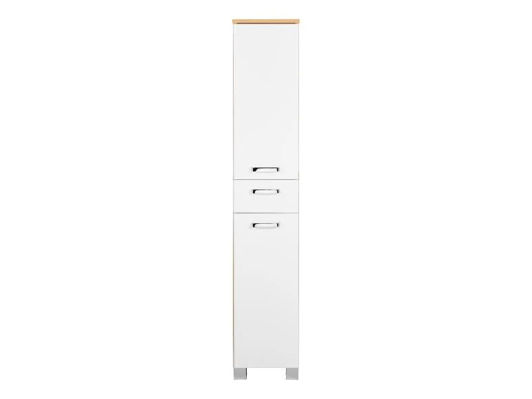 Colonne de salle de bains Palermo, blanche/imitation chêne - Image 2